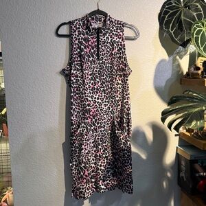 Tzu Tzu golf dress leopard/cheetah